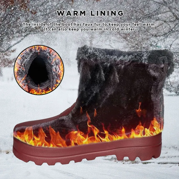 Теплые модные зимние ботинки Daliy Winter Snow Boots